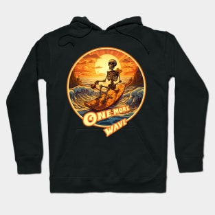 Halloween Surfer skeleton Hoodie